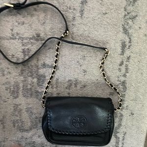 Tory Burch black leather crossbody